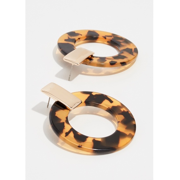 4 for $20 Chloe Acrylic Resin Hoop Earrings - Picture 7 of 8